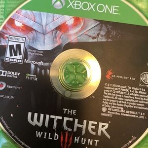 X BOX ONE. The Witcher Wild Hunt 3